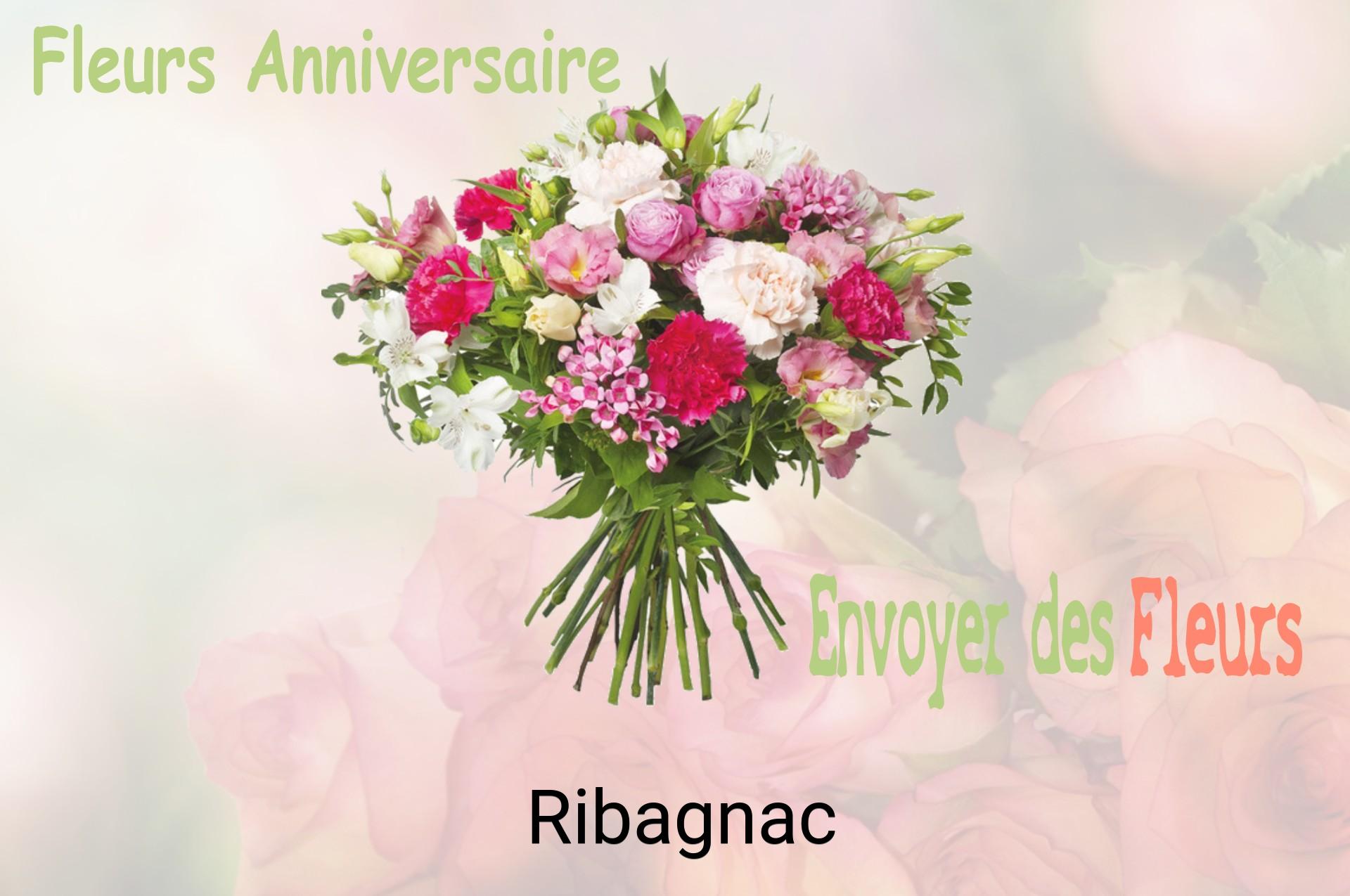 Bouquet de fleurs d’anniversaire livré à Ribagnac